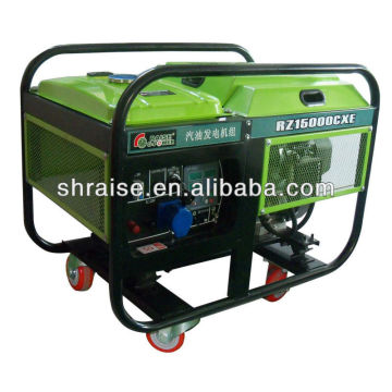 20hp 10kw V-twin cylinders electric gasoline generator set